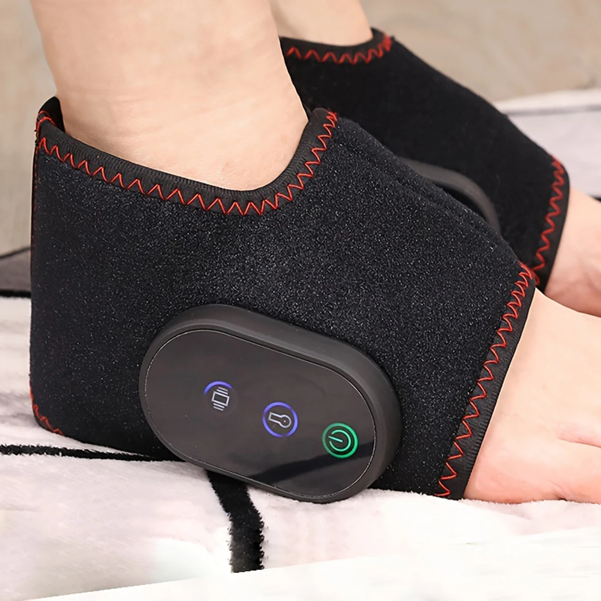 Rechargeable ankle massager easy to operate convenient use intelligent timing vibration temperature sensing giving gifts 250605