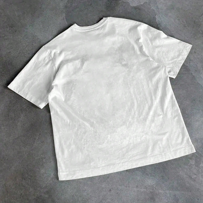 Lonblece Men's Casual American Fashion Crew Neck Short Sleeve T-Shirt - Minimalist Summer Style Perfect for Everyday Wear Comfortable Fit Versati