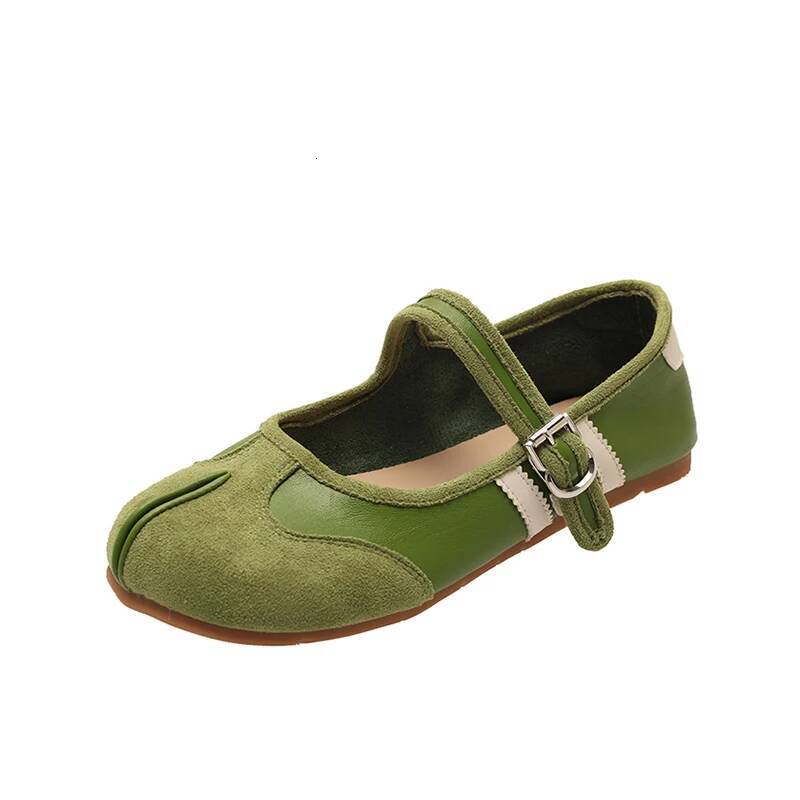 2025 Summer New Women's Shoes Flat Shoes Women's Casual Sandals Women's Summer Trend Ballet Shaped Women's Shoes Splicing Simple S