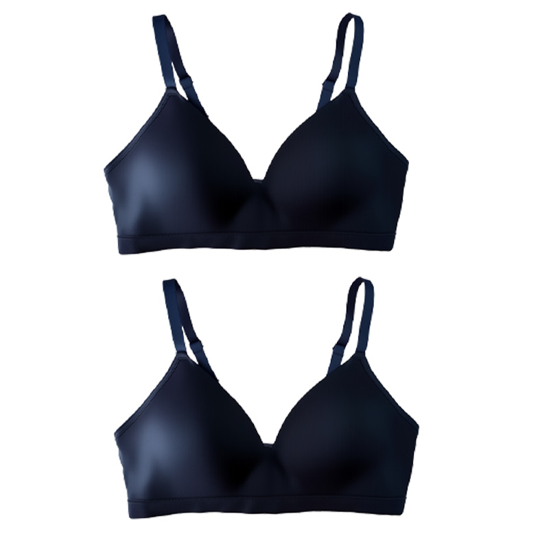 say goodbye to the stuffiness caused by strangulation womens wireless breathable seamless padded bra enjoying a comfortable naked feeling