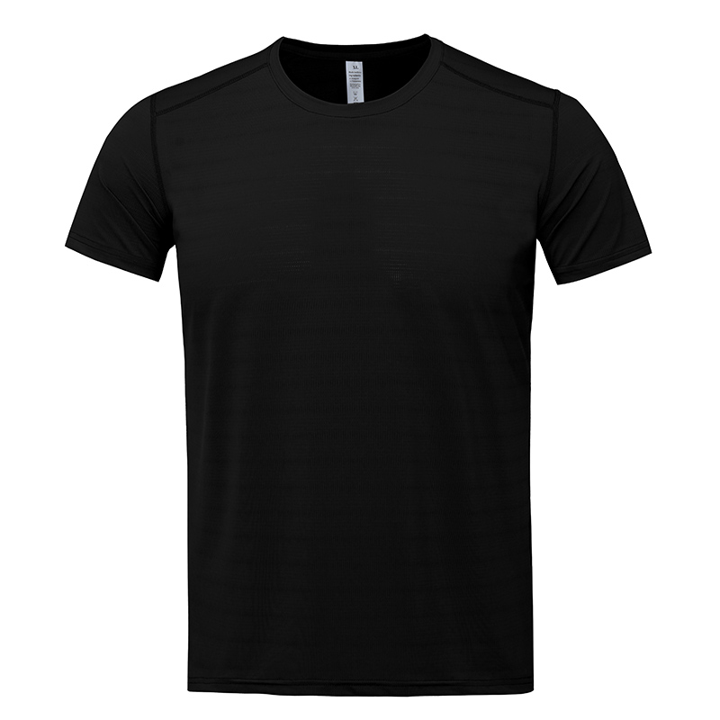Ice silk quick drying sports short sleeved T-shirt for men and women, cool and breathable cultural shirt