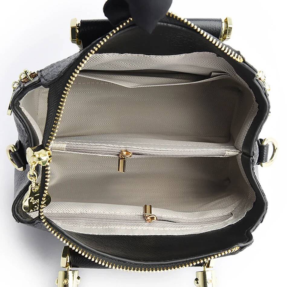DHGM Fashion Crossbody for Designer Ladies Purses and Handbags High-quality Soft Leather Women Shoulder Messenger Bags Sac