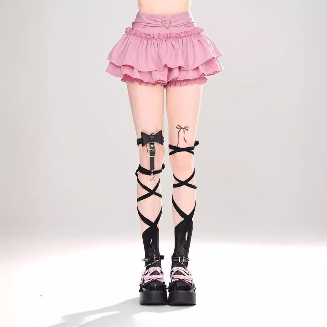 Skirts Y2K Women New A-line fluffy skirt slim fit cake skirt short skirt pleated skirt