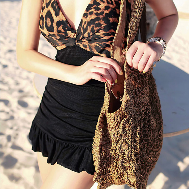 Free Shipping Designer Korean Style Floral Shoulder Bag Round Large Capacity Hollow Woven Bag Versatile Straw Bag Woven Bag Luxury bag Vacation Beach 