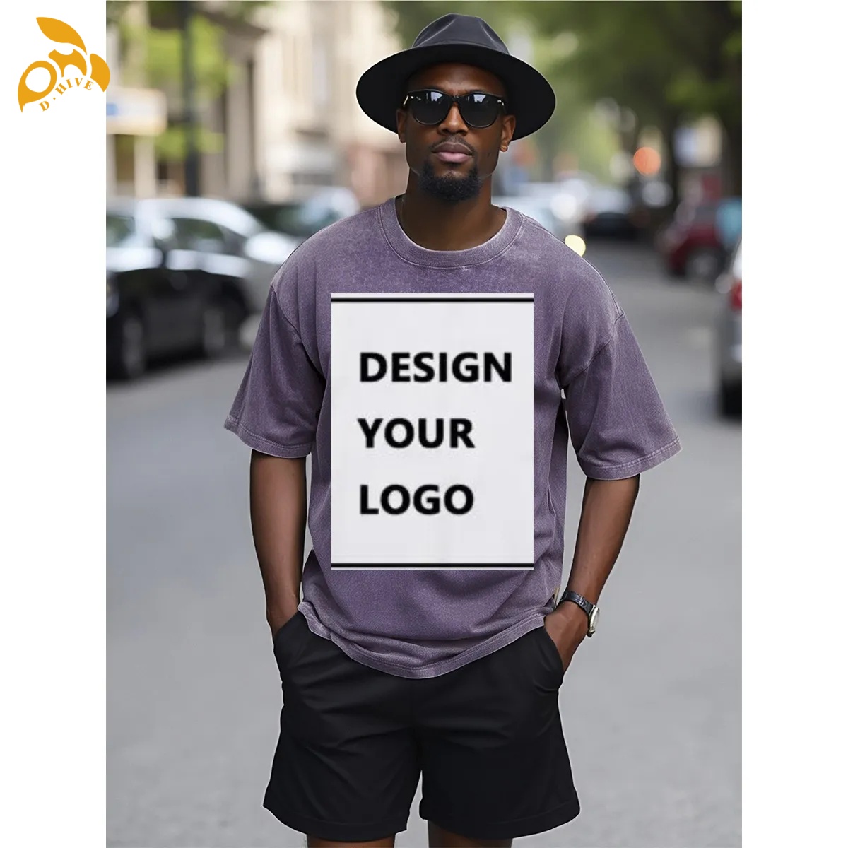 free shipping of customized Dirt-resistant American General Heavyweight T-shirt DTG with exquisite patterns from US