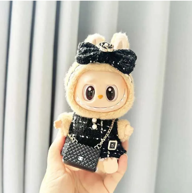 hot sale Labubu Doll Clothes Macaron Baby Pendant Cute Dress Up Cartoon Replacement Toy Clothes