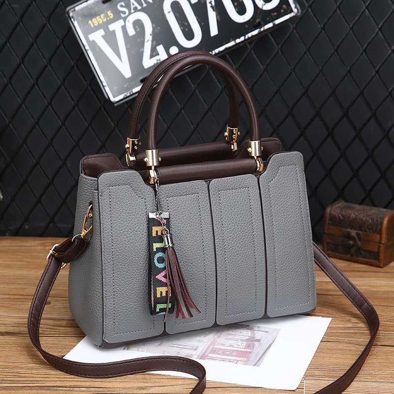 Free Shipping 2025 Summer New Designer Bag Fashionable And High-quality Shopping Bag High-end Solid Color Leather Women's Shoulder Handbag