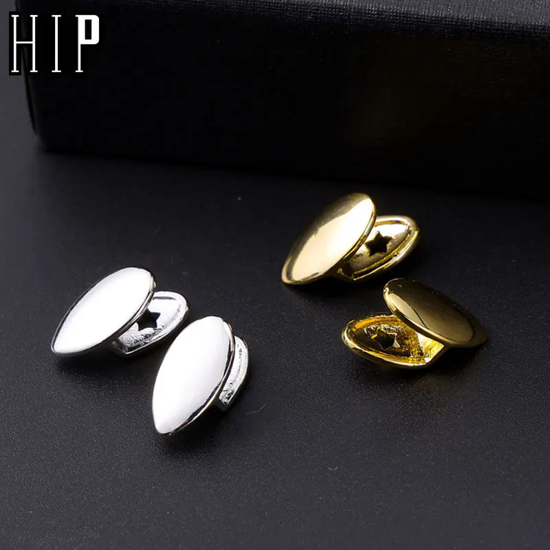 Hip Hop 2pcs Teeth Caps Top Bottom Charm Grills For Men Women Jewelry Gift 250613