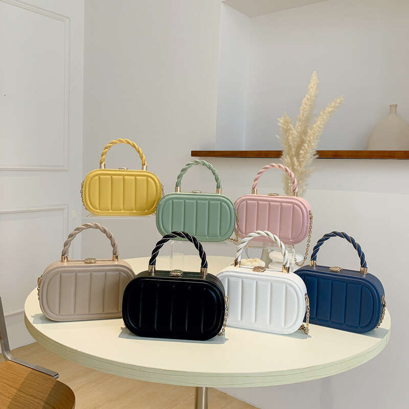 Bags Women's 2025 New Fashion Embossed Box High-Quality Handbag Chain Shoulder Crossbody Bag