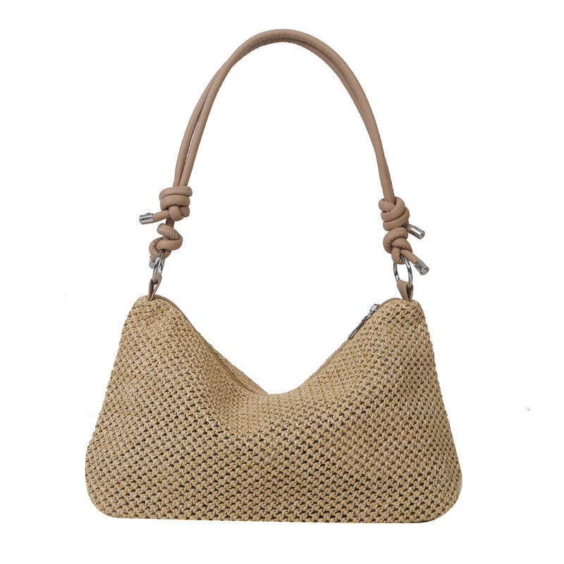 Handwoven 2023 New Trendy Fashion Straw Tote Versatile Large Capacity Shoulder Bag for Women