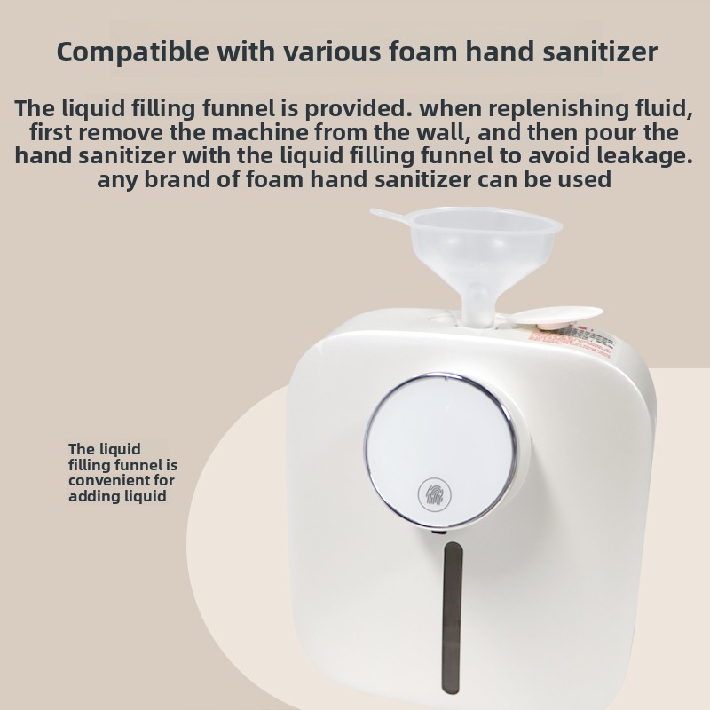 Hot Sale Best Seller Wall Mounted Foam Hand Soap Dispenser Smart Sensor Automatic Touchless Sanitizer Machine for Home, High Efficiency, Easy Inst, Lo