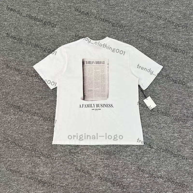 Aimee Leon Dore T Shirt Designer Aimee Shirt Unisex Clothes Pullover Short Sleeve Letter Printed 100% Cotton Overcoat Aimee Leon Dore Clothe Shirts For Man Tops b13