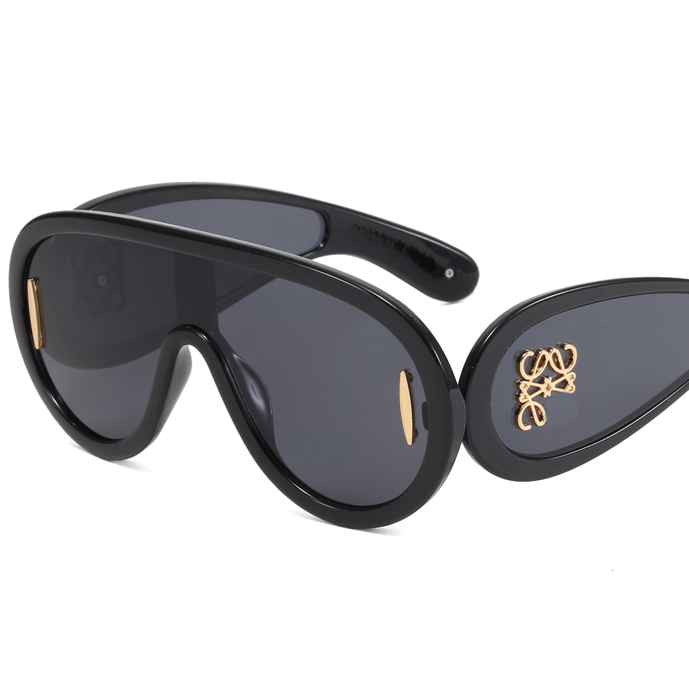 for women Designer Sunglasses wabe Wayfarer Oversized photography Shield luxury trend Anti-UV men gift glasses Beach shading polarized Anti-UV boxs