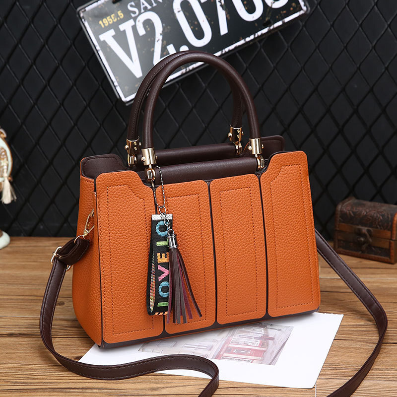 Free Shipping 2025 Summer New Designer Bag Fashionable And High-quality Shopping Bag High-end Solid Color Leather Women's Shoulder Handbag