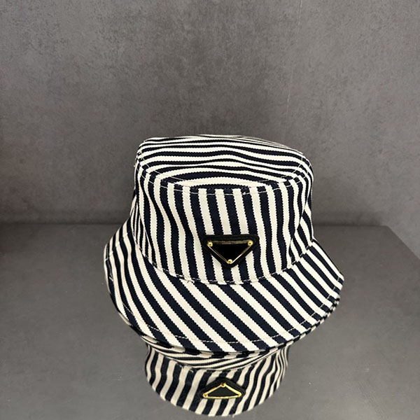 Designer Women Men Bucket Hat Classic Retro Striped Letters Wide Brim Hats Sun Prevent Baseball Cap High Quality Summer Tourism