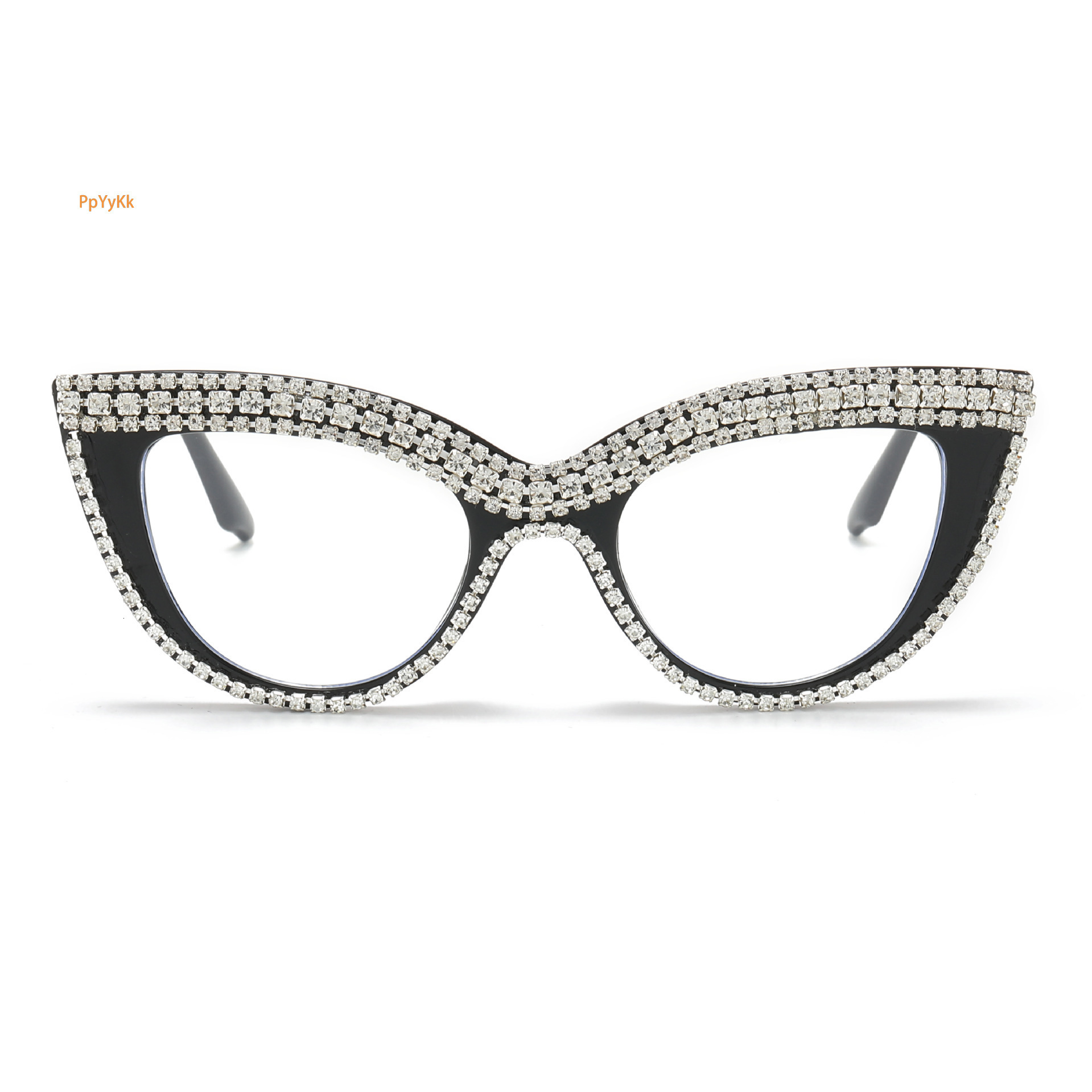 New Designer sunglasses Diamond-Studded Minimalist Cat Eye Chain Reading Glasses - TEMU Trending Luxury Moissanite Eyewear for Women