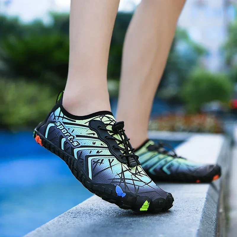 Unisex Swimming Sport Water Shoes for Men Large Summer Outdoor Quickdrying Breathable Beach Shoe Wading Aqua 250612