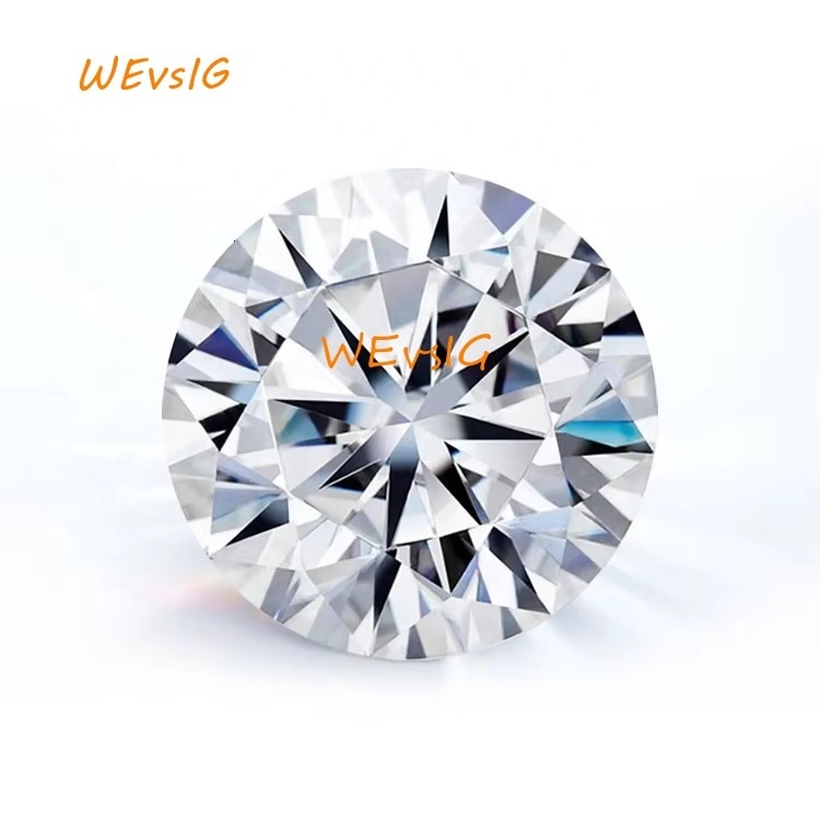 IGI GIA Certified Laboratory Diamonds D E F Color 6ct 6.5ct 7ct 8ct Wholesale Round Cut CVD HPHT Laboratory Grown Diamonds