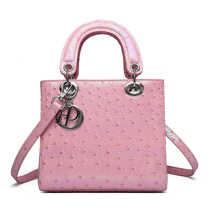 Free Shipping 2025 New Designer Bag High-end Trendy Colorful Genuine Leather Women's Handbag Fashionable High-quality Shopping Bag