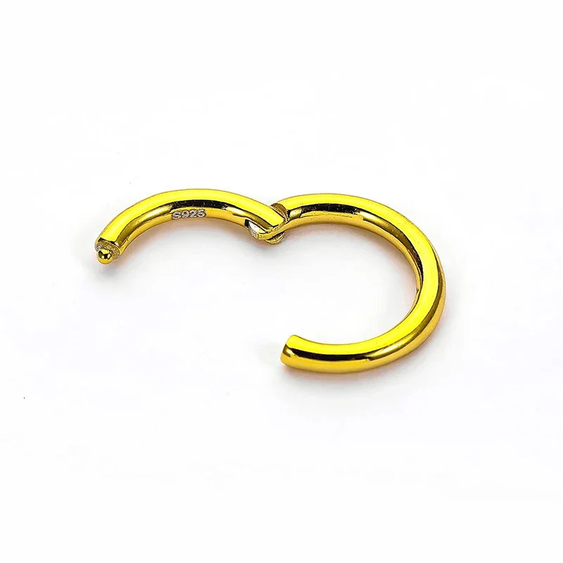 1PC 925 Sterling Silver Classic Trendy Nose Ring For Women Sexy Ear Cartilage Pircing Jewelry 250613
