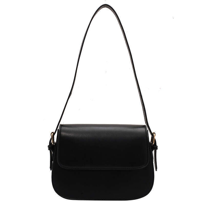 Bags Women's 2025 New Solid Color Single Shoulder Crossbody High-Quality Simple Underarm Bag