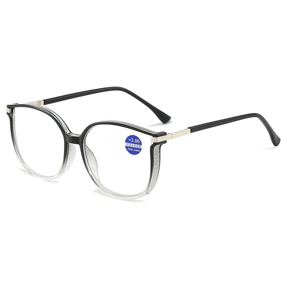 2024 New Blue Light Blocking Reading Glasses for Women Fashion Large Frame Reading Glasses TEMU Glasses