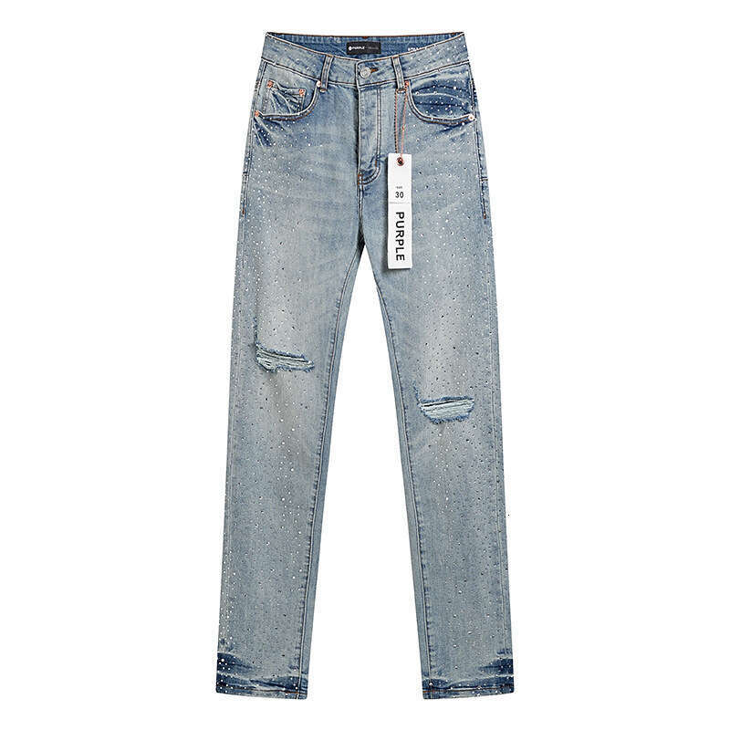 2025 designer jeans men women purpleity jeans denim jeans trousers knee skinny straight motorcycle trendy long straight high quality mens brand long p