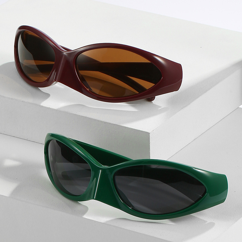 2025 Athleisure Streetwear UV400 Polarized Sports Sunglasses - Runway Inspired Hip Hop Celebrity Style Women's High-End Performance Eyewear