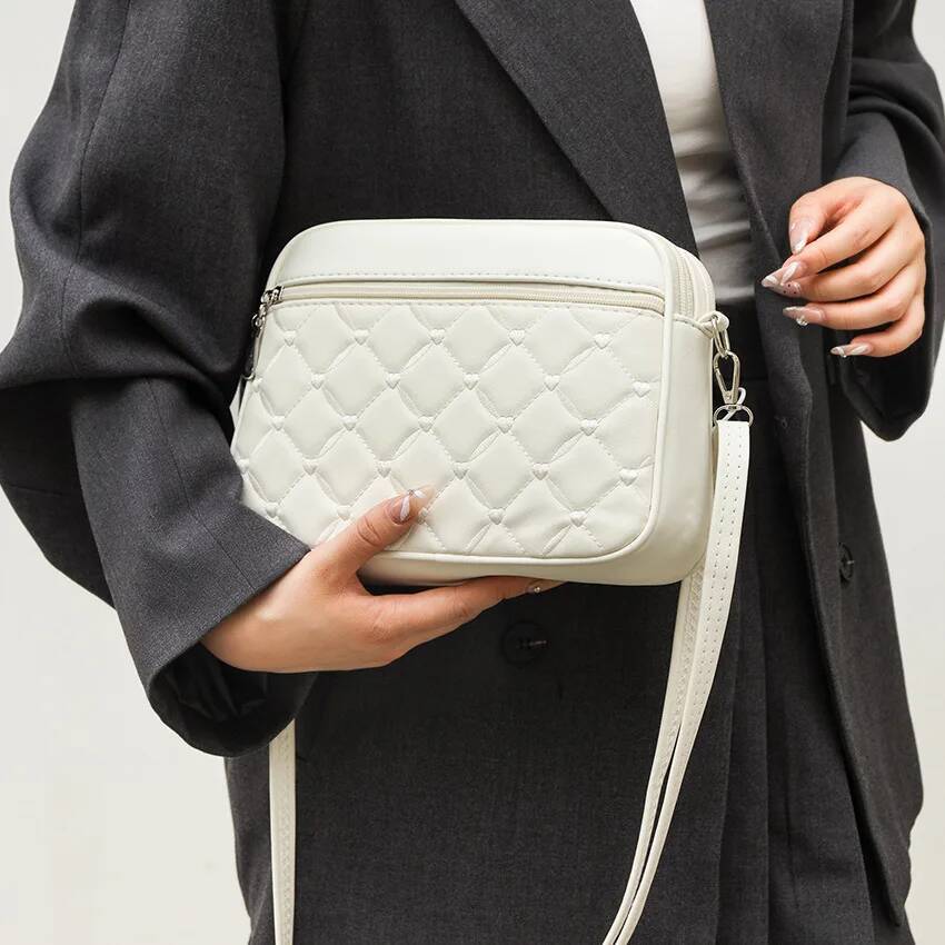 DHGM 2025 Ladies with High-end and Exquisite New Women's Summer Handbag Versatile Foreign Trade Crossbody Small Square Bags