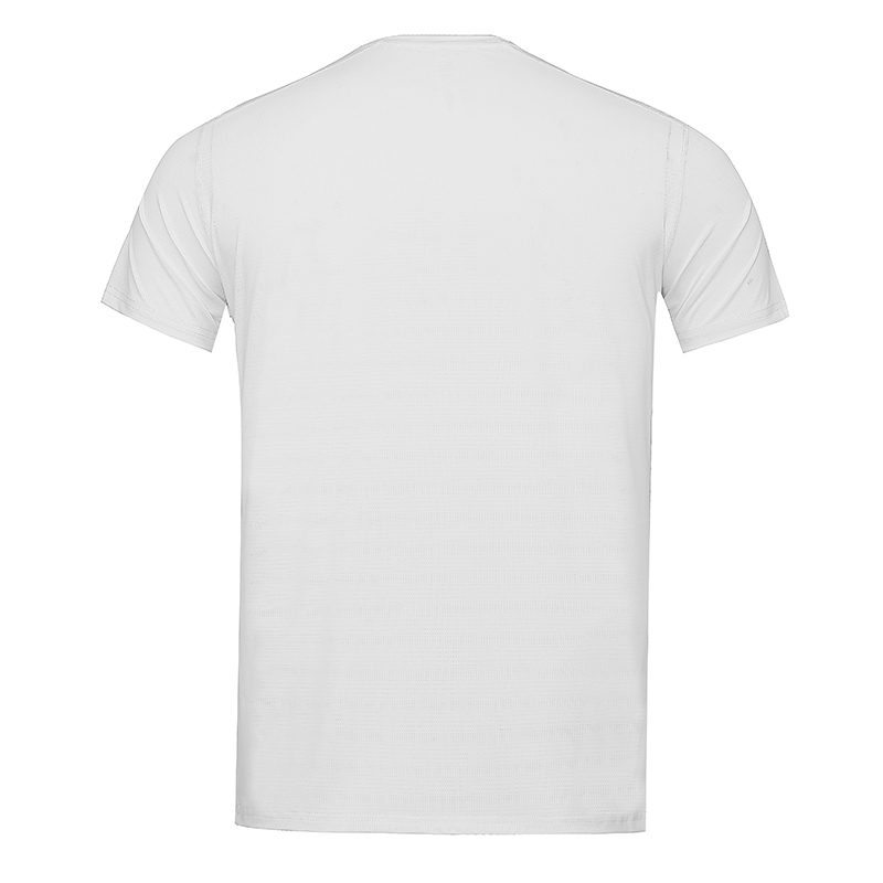 Ice silk quick drying sports short sleeved T-shirt for men and women, cool and breathable cultural shirt