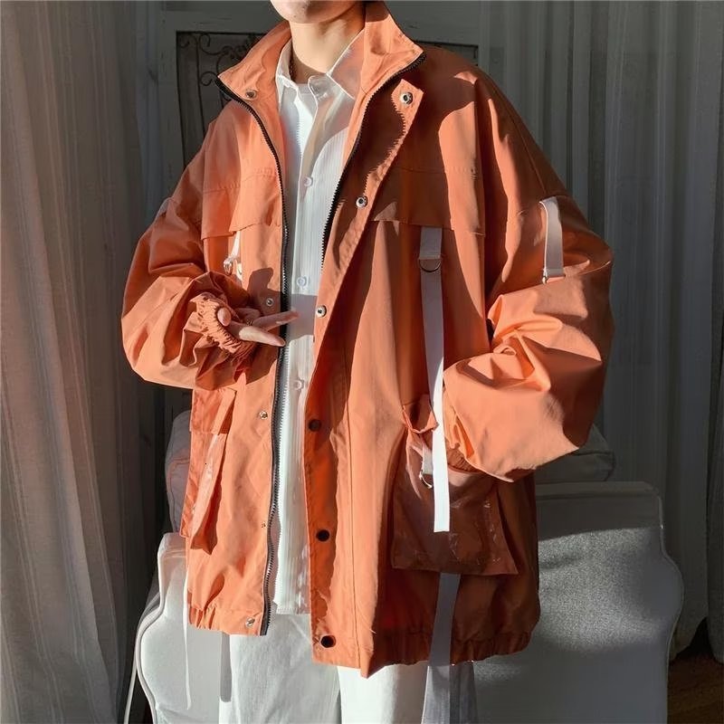 Men's Jackets Men Streetwear Jacket Black Hip Hop Autumn Cargo Harajuku Hooded Outwear Clothes oversize 5XL 6XL 7XL 221124