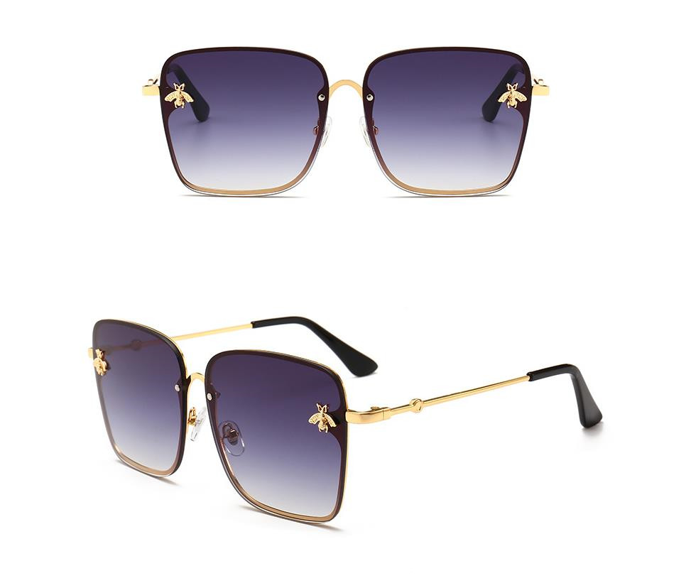 Designer Sunglasses For Women Men Fashion Sunglasses Luxury Polarized Lens Goggle Pilot PC Frame Oversized UV400 Eyewear Luxury Style Sunglasses PY038