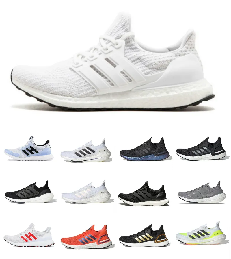 Designer Ultrasboost 20 21 UB 4.0 6.0 Running Shoes Men Women Ultra Se Triple White Black Solar Grey Orange Gold Metallic Run Chaussures casual shoe Trainers Sneakers