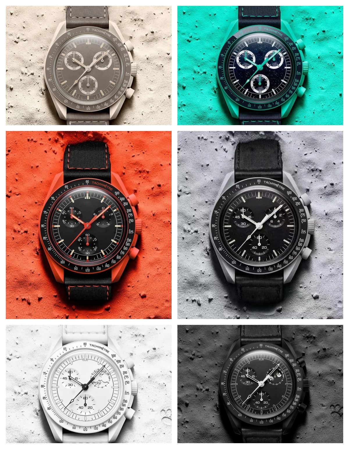 Mens Watch Automatic Quarz Moons Watch Bioceramic Designer Watches High Quality Water Proof Luminous Chronograph Leather Strap Wristwatches With Box