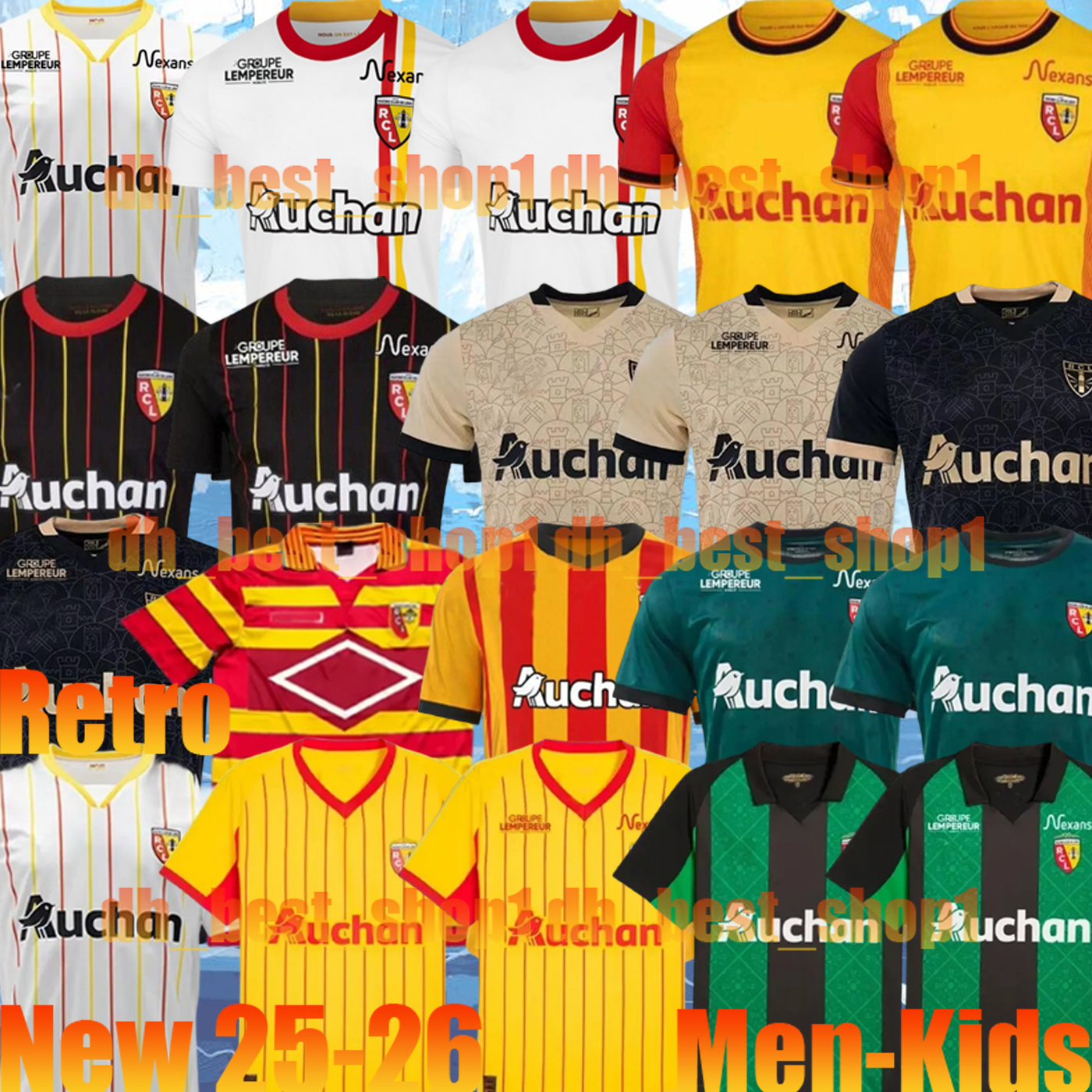 24 25 26 RC Lens maillot soccer jerseys 2025 maillot rc lens sainte barbe PEREIRA DA COSTA SOTOCA SAID men Football Shirts FULGINI kids rc lens retro 97 98 MAGNIER ARSENE