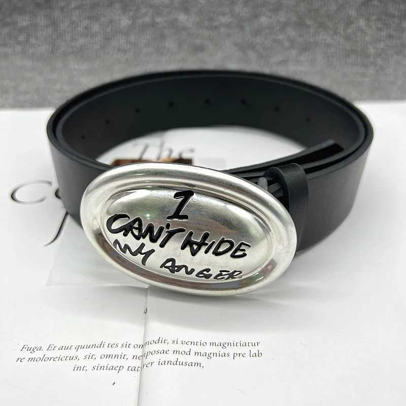 Womens Fashion Letter Buckle Genuine Leather Corset Female Cummeund Coat Waistband Dr Decoration Wide Belt XJ250620