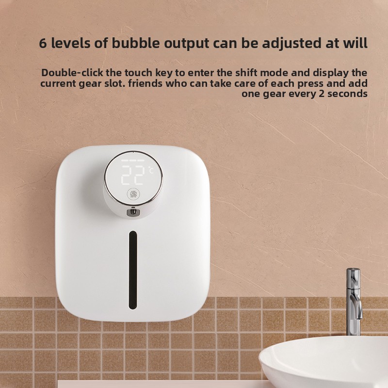 Hot Sale Best Seller Wall Mounted Foam Hand Soap Dispenser Smart Sensor Automatic Touchless Sanitizer Machine for Home, High Efficiency, Easy Inst, Lo