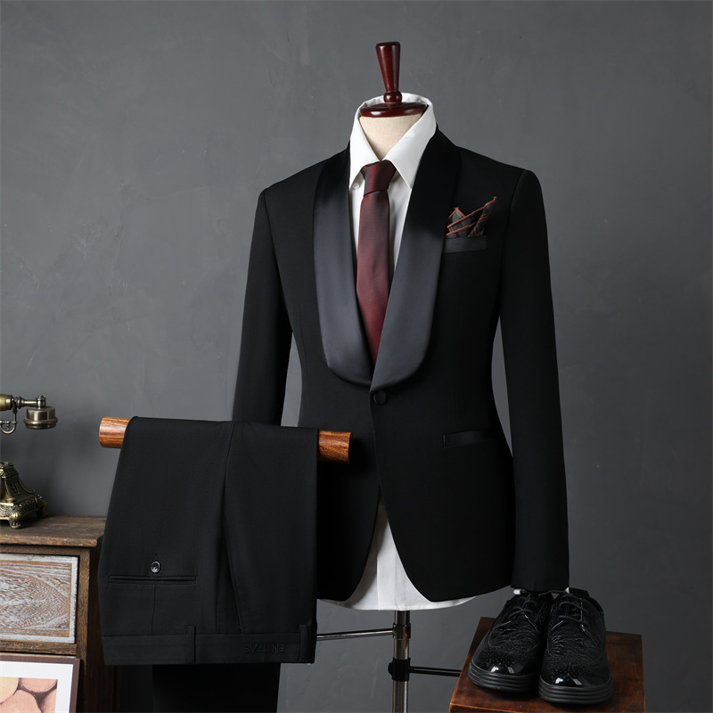 H190Men's suits men's casual suits business groom