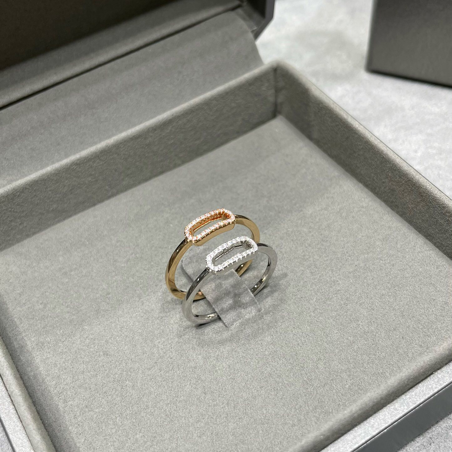Ring designer ring luxury rings jewelry for women Solid colour letter diamond design Rings Christmas Gifts Jewellery Temperament Versatile new Styles