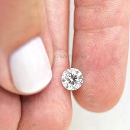 Polished Lab Grown Diamond DEF VVS 1carat CVD/HPHT Diamond