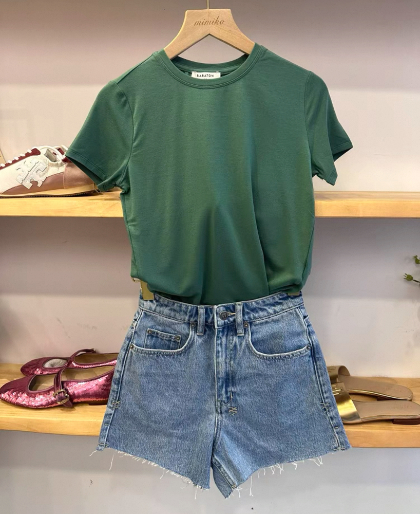 Womens Ksubis Jeans Brand Long Jean Denim Shorts Cycling Pant Short Cowboy Skirt Girl Jeans Gray Side Spring Summer Black Burnout Crushed Side_fashion