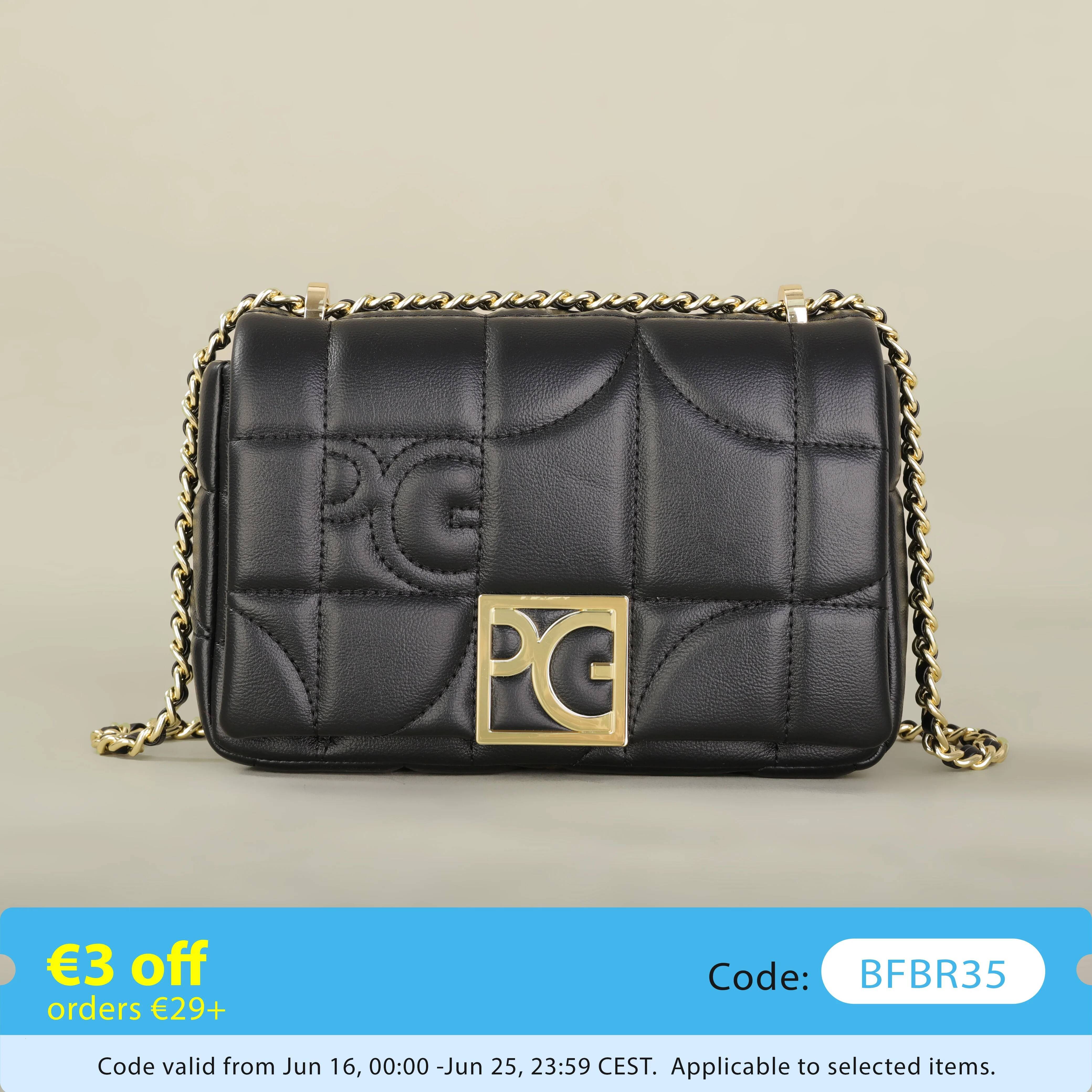 DHGM PG Fashion Classic Retro Women's Shoulder Letter PU Material Party Multi functional Crossbody Bag New Design 2025