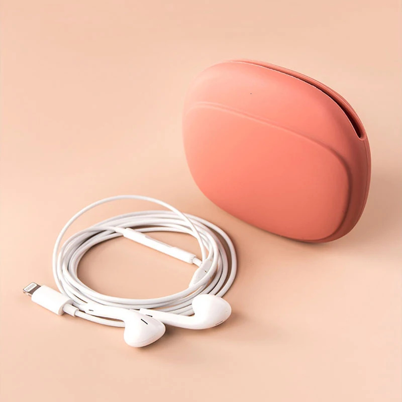 Silicone Storage Bag Data Cable Multifunctional And Convenient Headphone Charger Box 250612