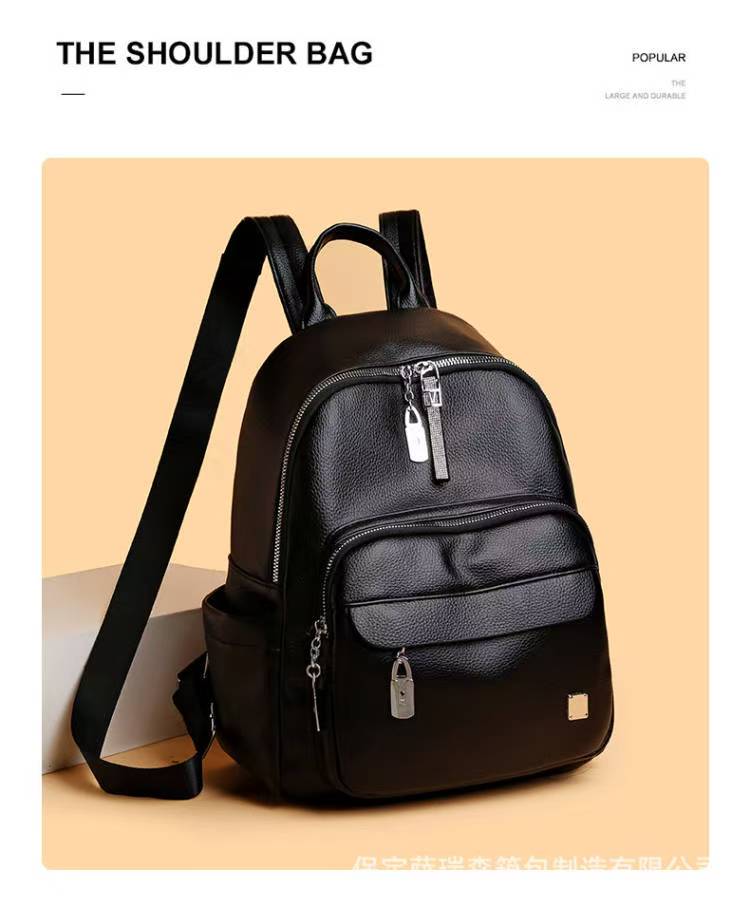 Nylon backpack 2025 new large capacity multifunctional waterproof backpack for women, lightweight backpack