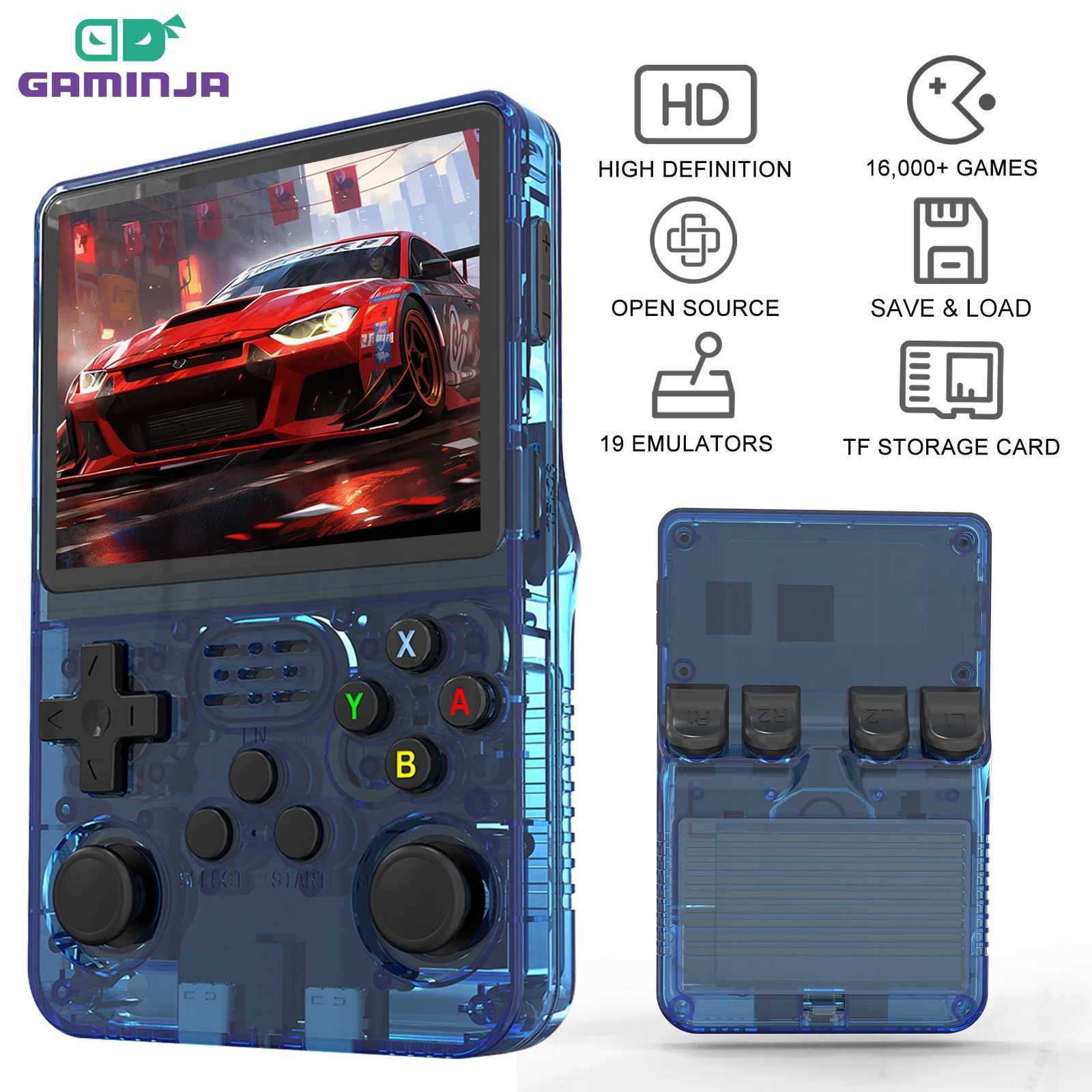 R36S Open Source K36 Handheld Game Console 3.5 Inch IPS Screen Built-in 16000 Games Ports Online Doubles For PS1/PSP/DC B250620
