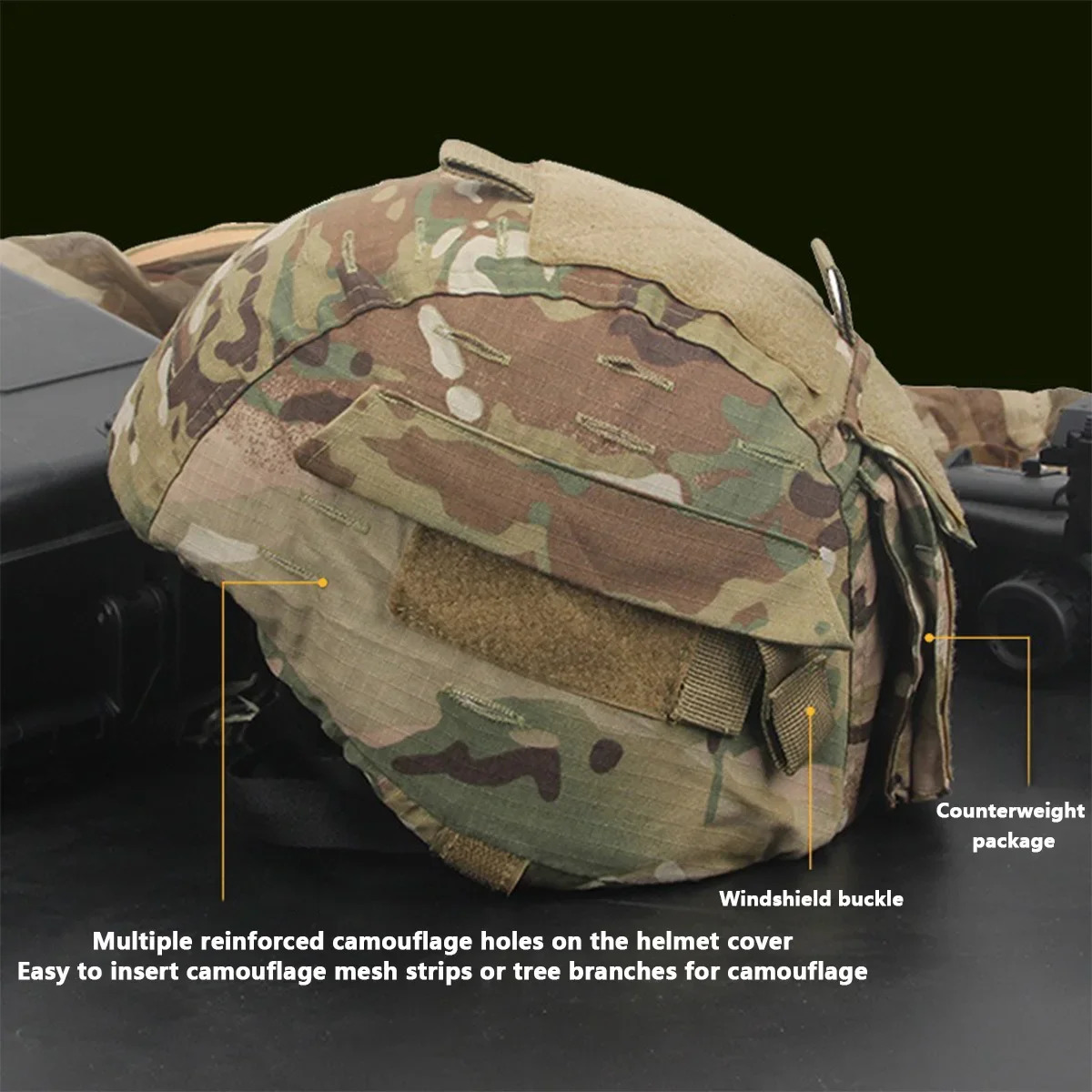 Tactical MICH2000 Helmet Cover For MICH 2000 SecondGeneration Hunting Airsoft Paintball Accessories 250611