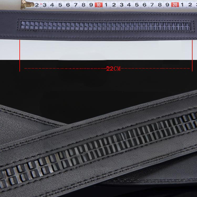 Mens Belt Durable Genuine Leather Ratchet Belt Strap with Robust Metal Clasp Strong Alloy Buckle for Boyes and Girls