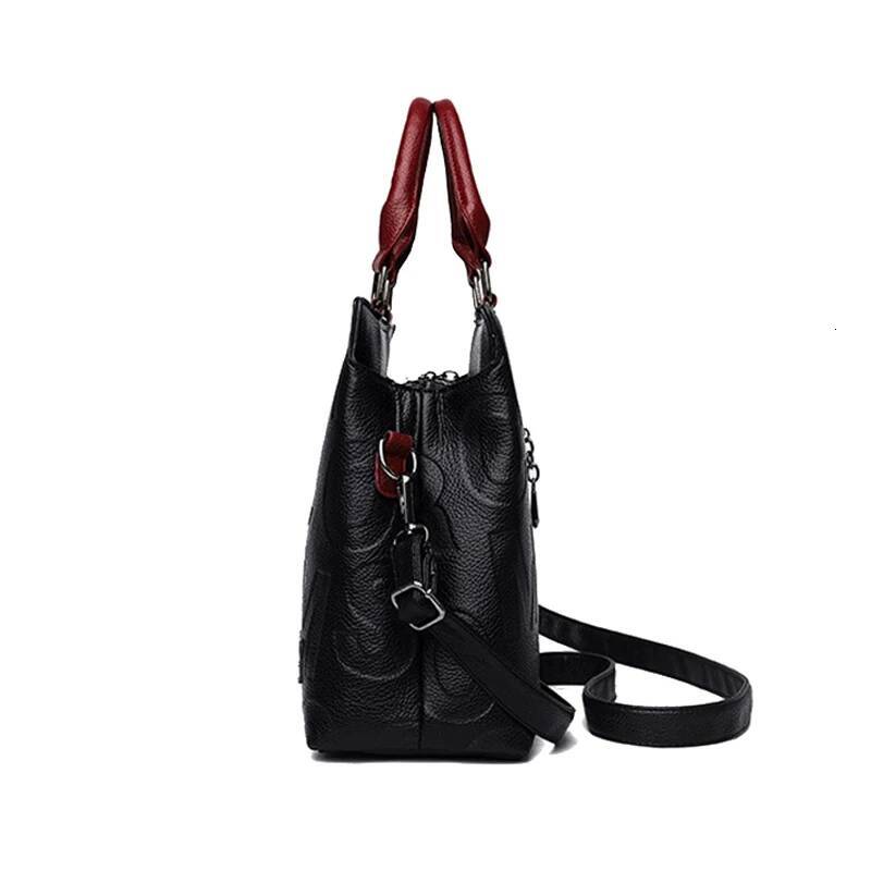 DHGM PU Leather Casual Crossbody Bags for Women Ladies Designer Tote Handbag Female Large Capacity Travel Shoulder Bag Sac