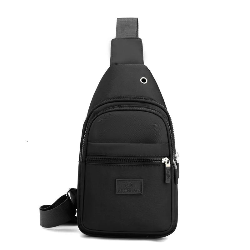 Womens Chest Bag Pure Color Nylon Good Quality Shoulder Casual Crossbody Fashion Female Bag 250614