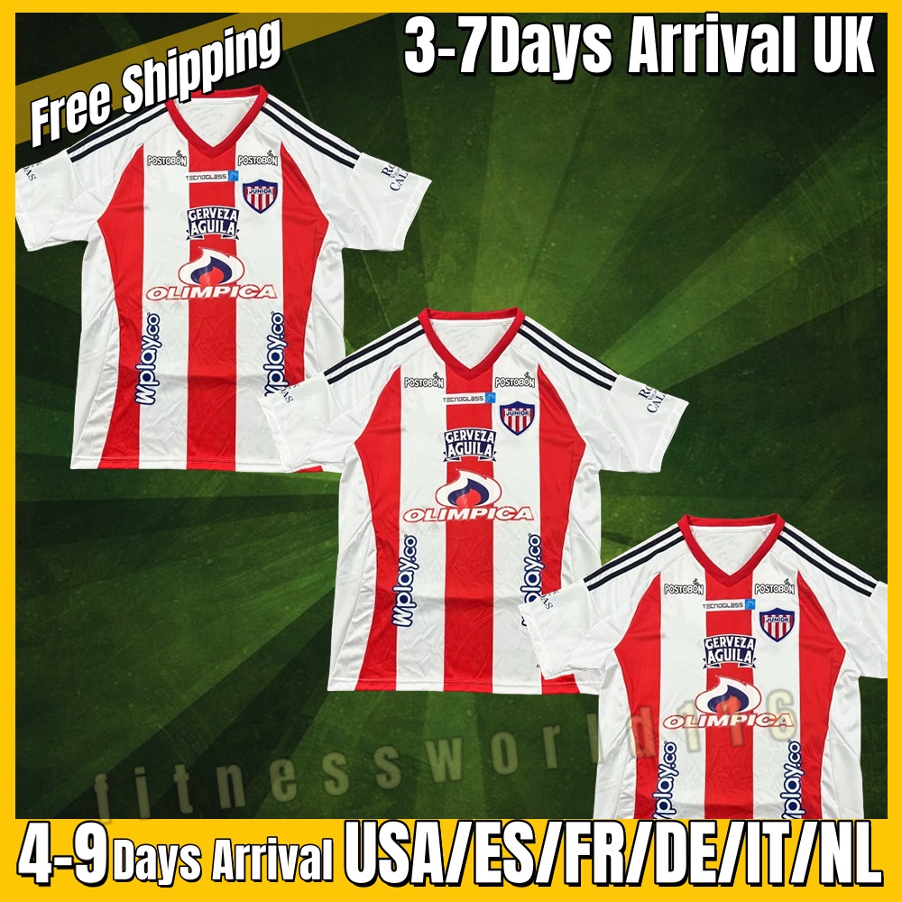 xxl 4xl 25 26 Fans Junior de barranquilla Barranquilla Mens soccer jerseys Luis Gonzalez Leider Berrio Home Football Shirts Uniforms S-4XL